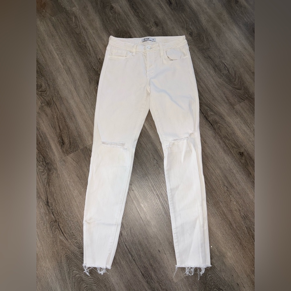 Just Black | White Distressed Jeans